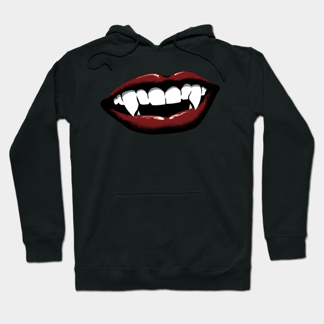 Vampire lips Hoodie by mrpsycho